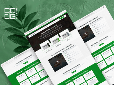 Skincare & Black Soap Creative Design for DUDU-OSUN branding logo ui ux web design web development wordpress