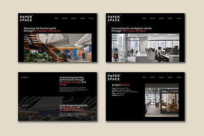 Paperspace - Website Wireframes brandidentity branding graphic design ui uiux websitedesign websitewireframe