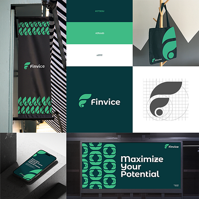 Finvice Brand Identity brand identity branding graphic design logo