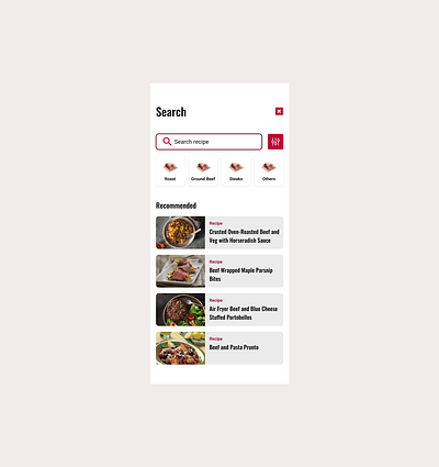 Mobile search page ui design interactive design search search page ui ux uxui