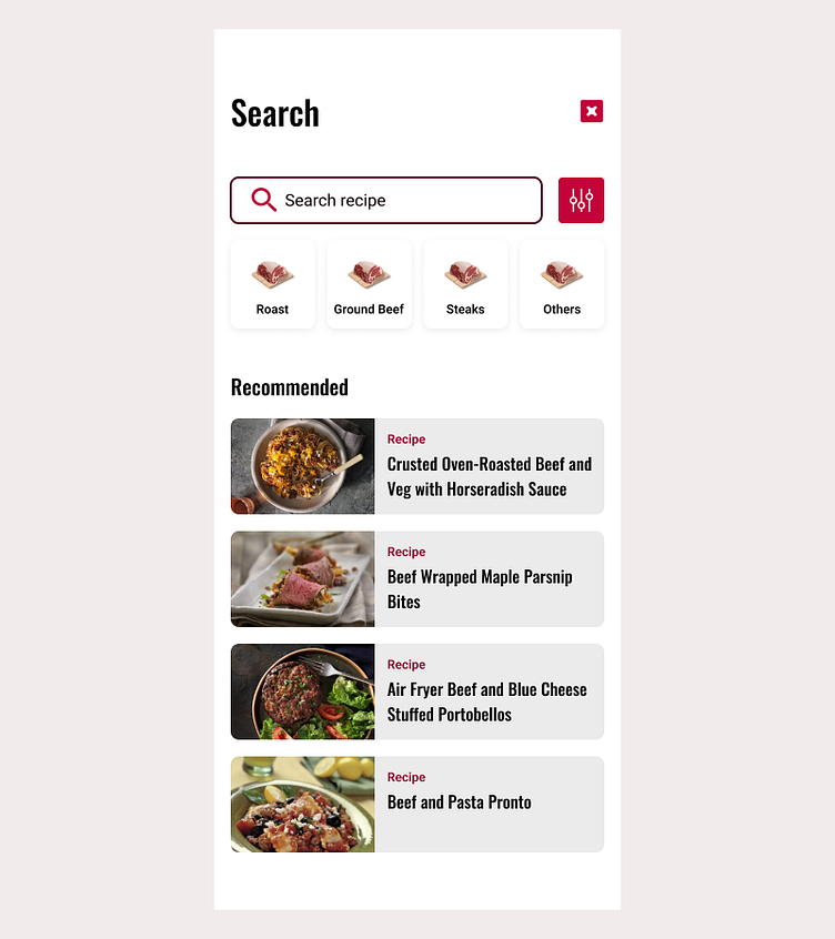 Search page ui by Gabrielle Nyawera on Dribbble
