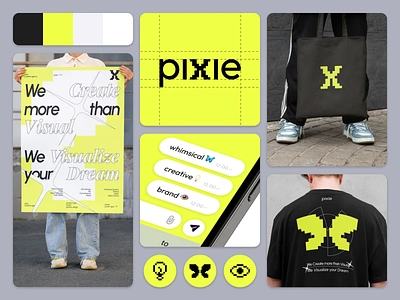 Pixie - Branding agency bento brand brand guideline brand identity branding creative design graphic graphic design guideline logo pixel studio visual identity