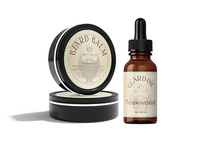 Beard Balm and Oil Packaging Label Design balm beard beard balm beard oil label design oil label packaging product label