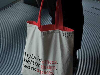 Paperspace - Tote Bag Mockup brandcollaterals brandidentity branding design graphic design logo mockups totebag totebagdesign typography