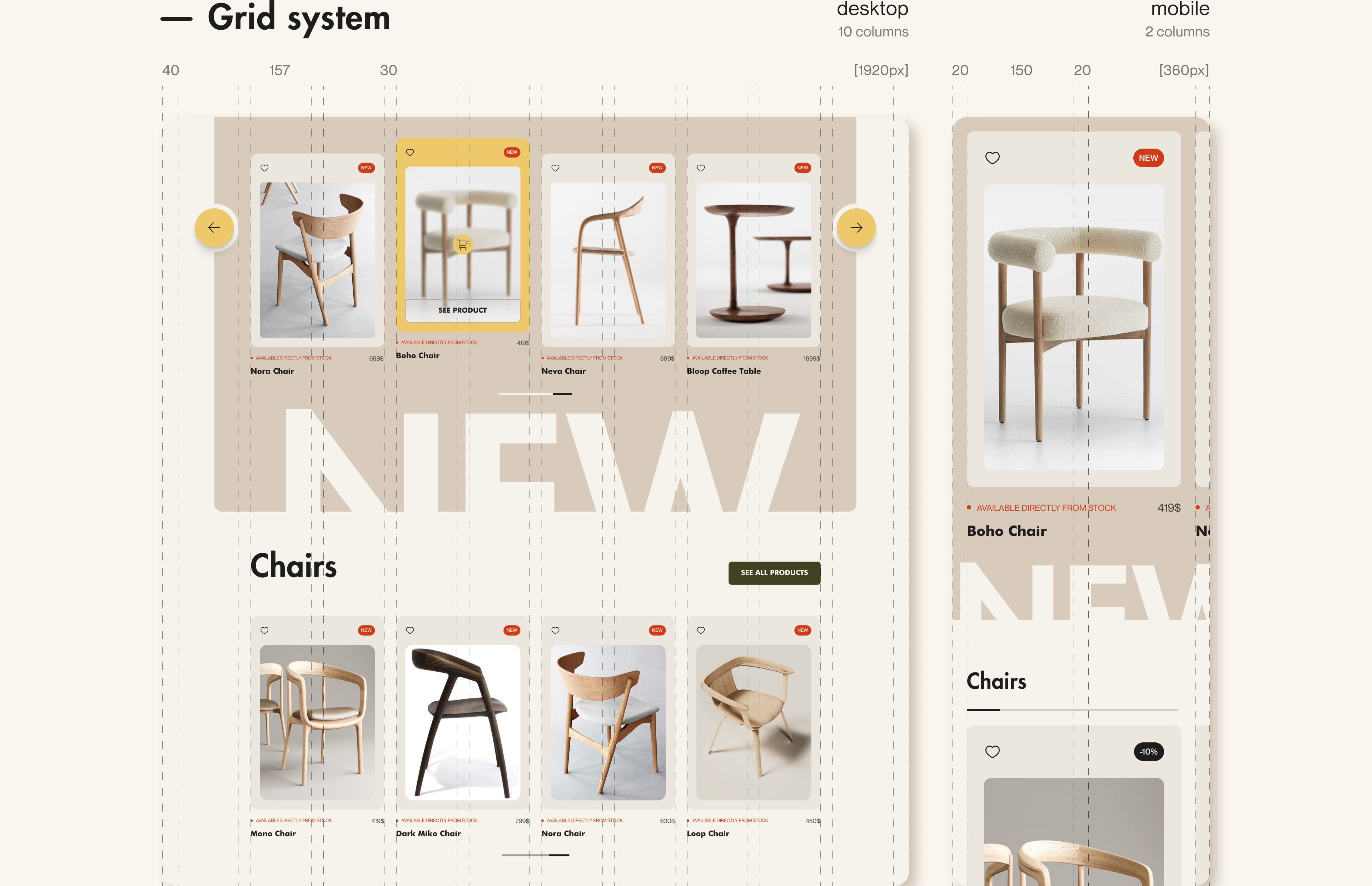 form. | ecommerce ui/ux | furniture store | design concept by Elena ...