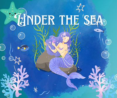 Under The Sea - 8192024 Made for Mouse Pad Canva canva underthesea