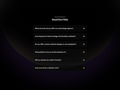 FAQ Section faq