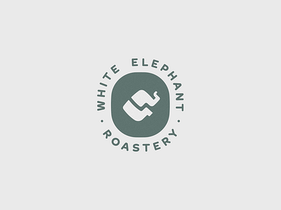 Logo for White Elephant full coffe design designstudio elephant emblem graphicdesign icon logo logodesign mockup