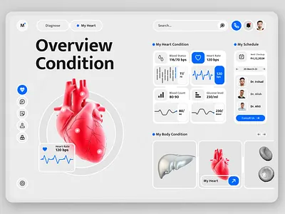 Dashboard for Medical Inquires admin panel app design crm dashboards landing page design ui uiux ux ui design web app design website design