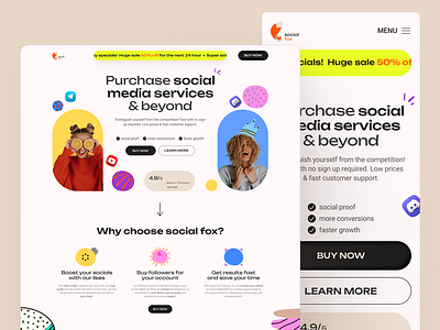 Landing Page Re-design | UI/UX Design Concept adobe xd figma mobile app redesign responsive design ui ux des web design wireframing prototyping