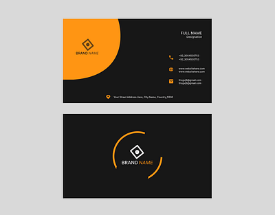 Attractive Business card advertizing branding business card design figma graphic design marketing product design