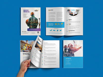 Construction design annual report brochure design business card catalog company profile design flyer design illustration magazing design