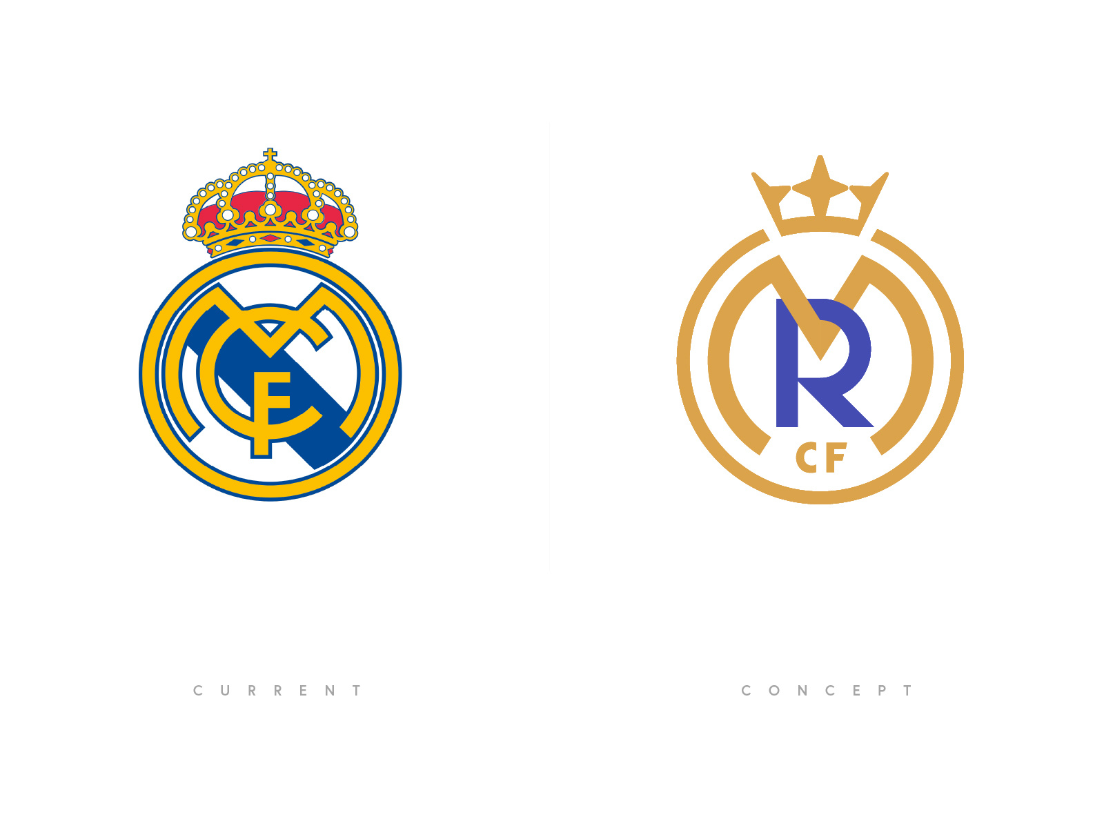 Real Madrid Rebranding Concept by Conceptic on Dribbble, image size:1600x1200