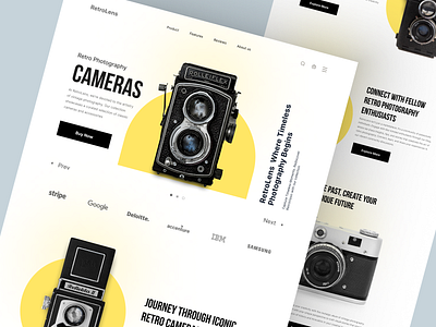 Shopify store for Camera design homepage landing landing page product design product detail page product details product landing page product website shopify shopify landing page shopify website web web design website