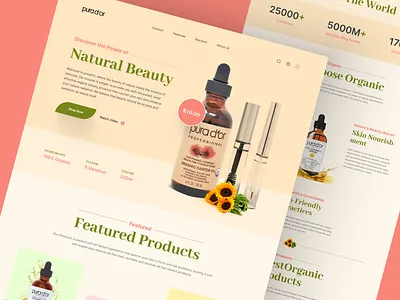 Shopify store for Cosmetics design homepage landing landing page product design product detail page product details product landing page product website shopify shopify landing page shopify website web web design website