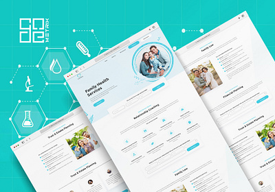 Design of Family Health Service branding design logo ui ux web design web development wordpress