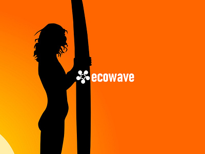 Ecowave ecofriendly goods adobeillustrator adobephotosho[ app brand branding design forsell graphic design illustration logo portfolio typography vector