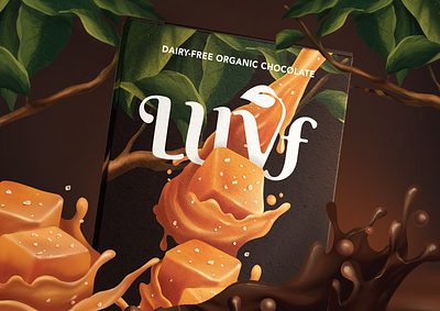 Caramel Chocolate Bar: Illustrated Package Design 🍮 2d caramel caramel chocolate chocolate creativepackaging design illustration package packaging design print productdesign