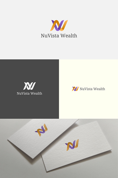 N V W COLORFUL Logo design branding graphic design logo