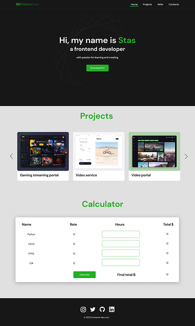 So Freelancer-my website figma ui ux web