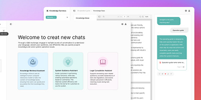 Knowledge Services / AI chat ai chat ui web