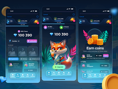 Tap 2 Earn blockchain game click to earn clicker game crypto game crypto mini app gambling ui game app game ui mini app mobile app tap game tap to earn tap2earn telegram telegram app telegram clicker telegram game telegram mini app web3 web3 clicker