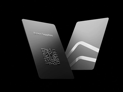 RepCard - Physical Card 3d akshay hooda animation branding card animation conference card design graphic design logo marketing minimal motion graphics physical card profile card qr card repcard teaser