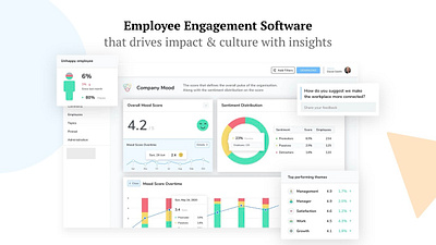 Employee Engagement software design dashboard ux