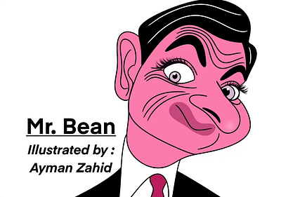 Mr.Bean 3d adobe creative suite animation artwork branding design fashion graphic design illustration illustrator like logo mr bean mr.bean photoshop portfolio sitcom trending ui vector