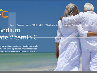 Website Development & Support for PUR-C Sodium Ascorbate animation development user experience web website development