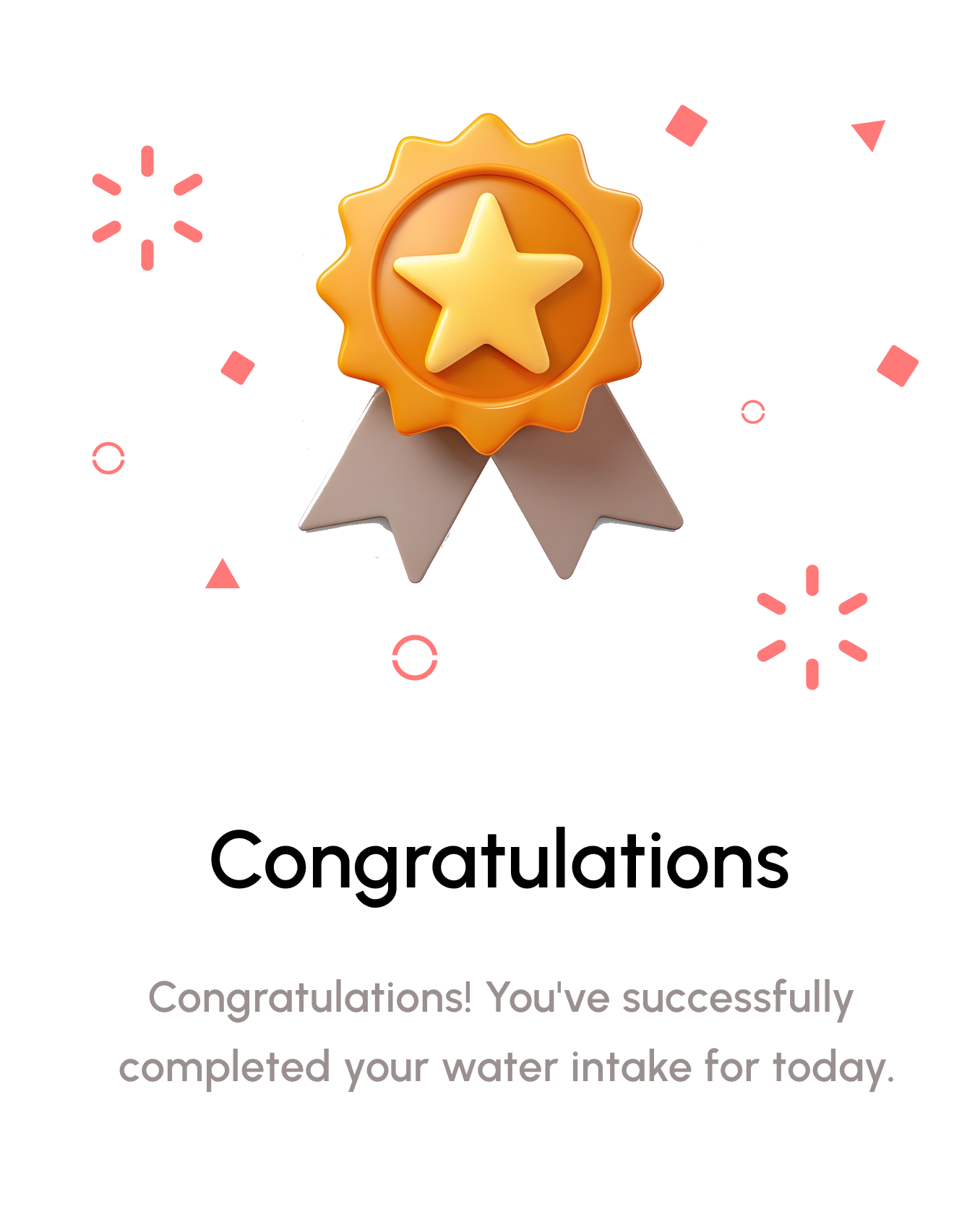 Congratulations message figma graphic design mobile app ui ux
