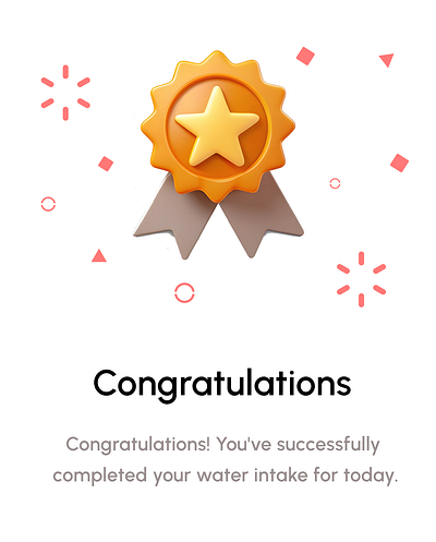 Congratulations message figma graphic design mobile app ui ux