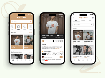 Modern Clothing E-Commerce | Mobile App | UI/UX design ecommerce fashion figma mobile app ui design uiux user experience user interface ux design