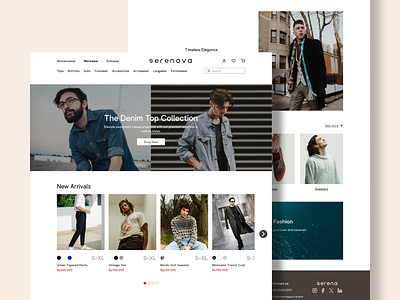 Fashion Website cool elegance event fashion fashion minimalism ui ui design uiux design user interface website website design