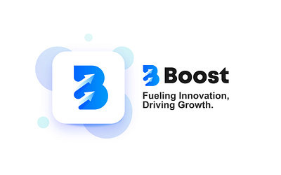 Boost - B logo, B letter logo, Branding, Marketing, App ai app b letter logo b logo branding creative logo design logo logo design logo designer logo maker marketing logo modern logo software tech logo technology ui web