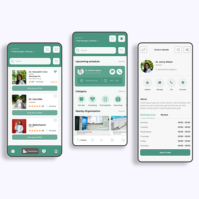 Doctor App - Online Queue Management for Doctors android app clean doctorapp dribbble ios mobileappdesign mobiledesign ui uiux