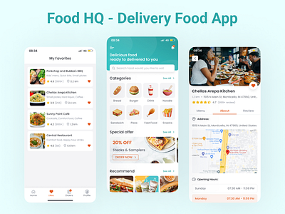 Food Hq - Food Delivery App food hq delivery food app