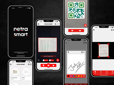 Netra Smart : Document Scanner design figma ios ipad mobile design scannerapp ui ux