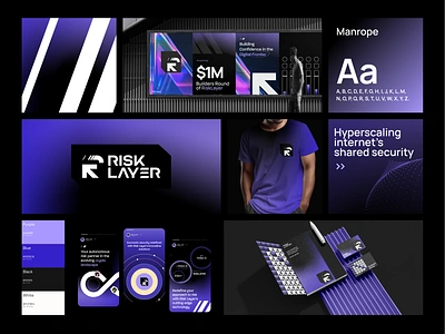 Risk Layer - Branding, Website, Twitter Banner banner bitcoin blockchain branding crosschain crypto cryptocurrency ethereum landingpage multichain token ui ux website