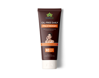 Face wash Tube Packaging Design beauty products packaging box design brand design branding face wash face wash label design facewash facewash packaging facewash tube design indian beauty products indian brand design indian face wash design label design logo design mockup mockup design