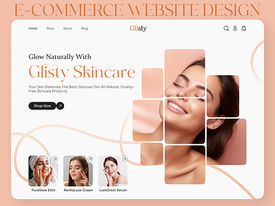 Skincare Cosmetic Brand Website | Skincare | BeautyBrand b2b beauty beauty brand branding branding concept branding identity care cosmetics graphic design ingredients makeup package skin skincare startup wellness woman