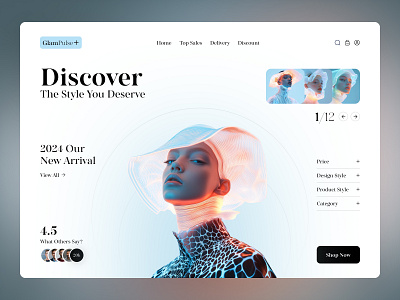 E-commerce - Fashion Website brand deisgn e commerce ecommerce ecommerce website design fashion fashion web fashion website home page landing page landingpage shop shopping cart style ui uidesign userinterface web webdesign website