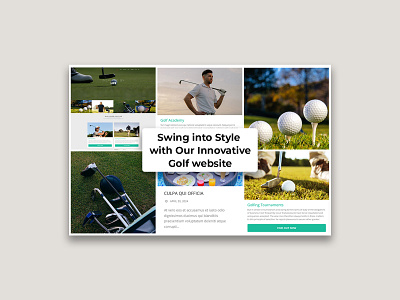 Transform your golf business with our Golf Club Website project golfclublandingpage golfclubwebapp golfclubwebsite golfwebsite landingpage professionalwebsite sportswebsite webdesign