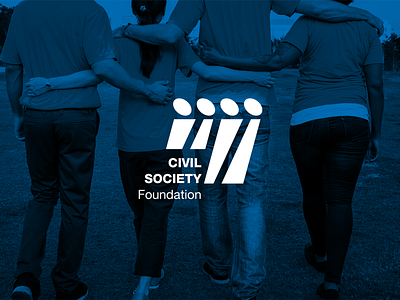 Civil Society Foundation branding civil creative design foundation graphic design logo ngo ngo logo simple society