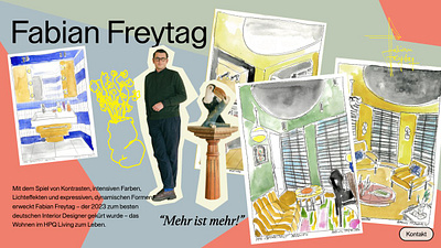 HPQ Frankfurt animation architecture fabian freytag frankfurt frontend frontend dev illustration interior interior design landing page one pager real estate realestate scroll driven scroll interactions ui ux web design web development