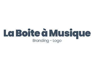 Branding "La Boite à Musique" music podcast radio