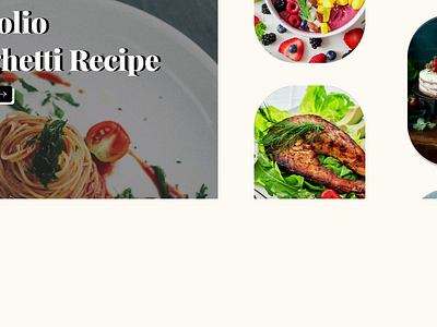 Website design. Food recipe community animation branding heropage herosection landing page recipewebsite ui video website