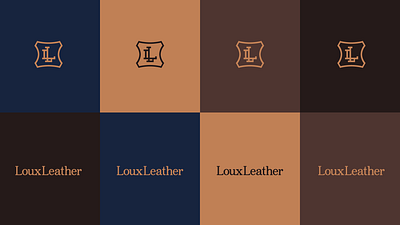 Brand Design and Strategic Positioning - LouxLeather badge badge logo brand symbol branding branding agency custom logo design design graphic design icon icon design leather logo ll logo logo design logotype monogram monogram design shield shield logo vector