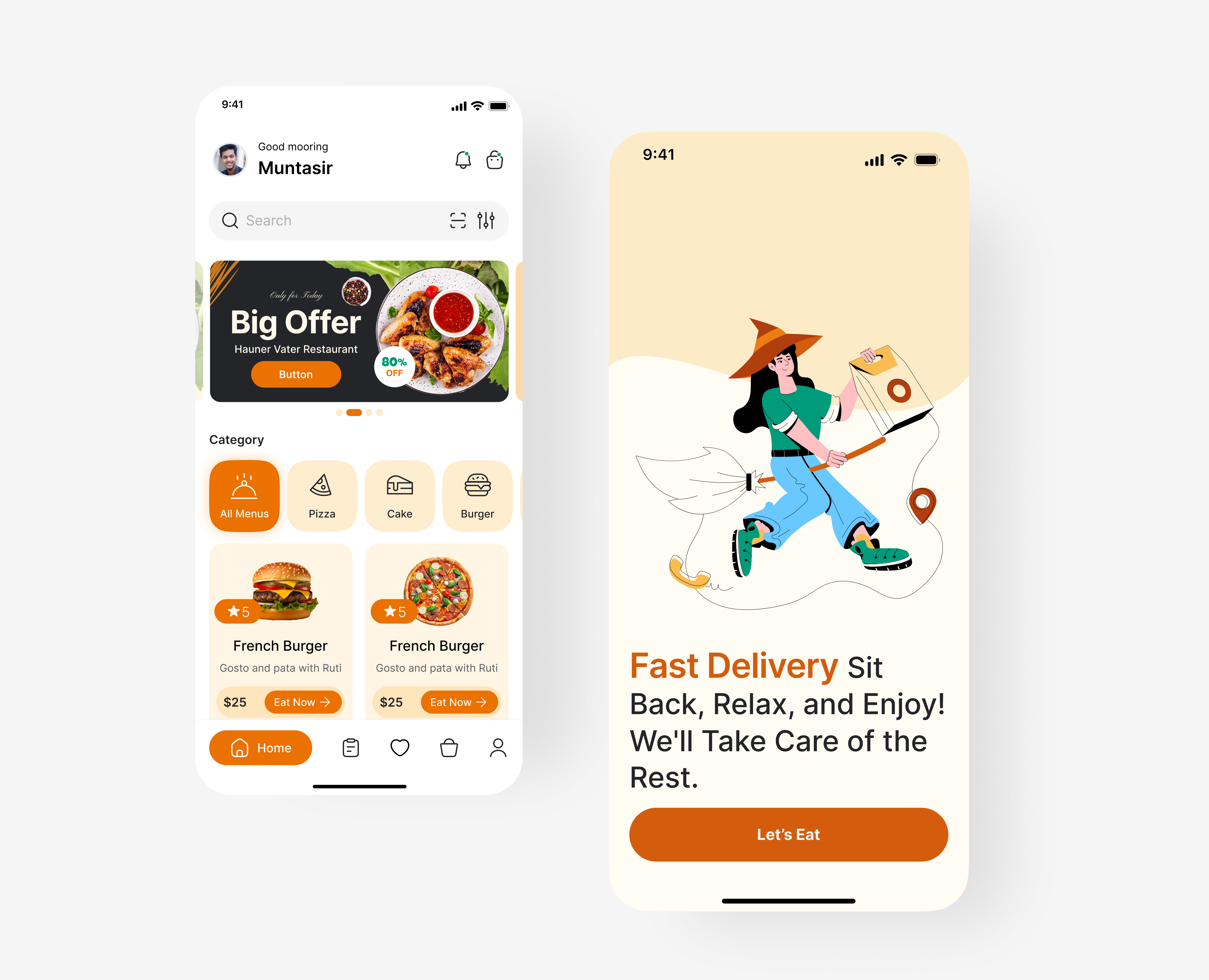 Example of I Will Do Clean Modern App UI UX Design