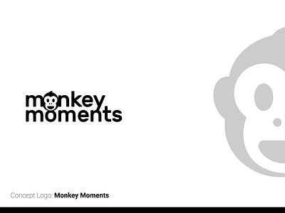 Monkey Moments | Logo For Photo Studio Company best logo branding design graphic design ideas illustration illustrator logo mokey logo moments logo photo logo photostudio logo studio logo ui ux vector